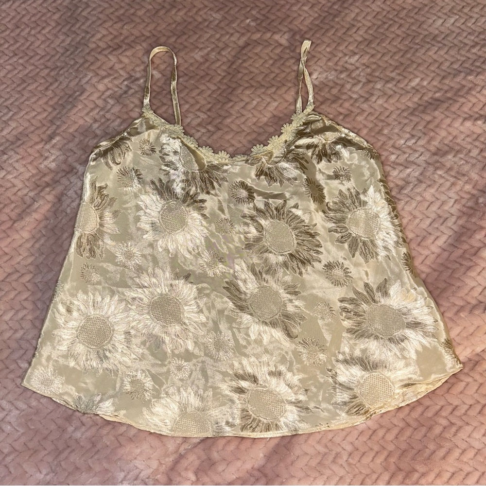 Floral Cream Camisole Top
